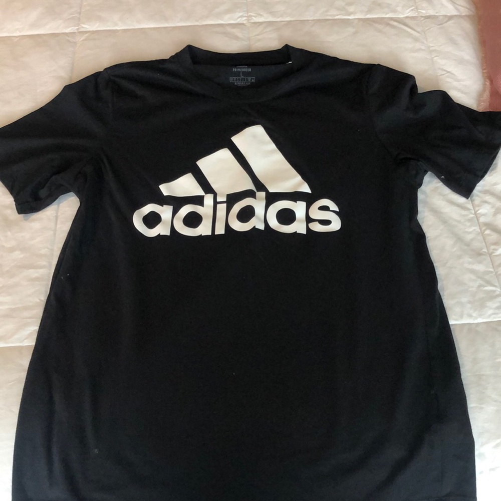 Black Adidas tee